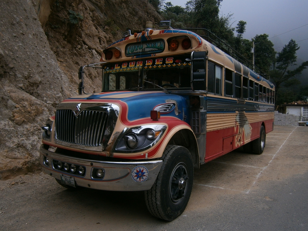Chicken bus of Guatemala